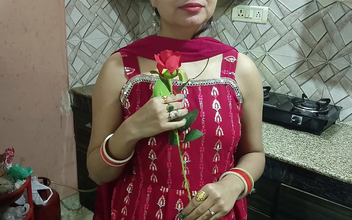 Witness the Fiery Desires of an Indian Bhabhi on Valentine's Day with Her Devar in a Hindi Audio